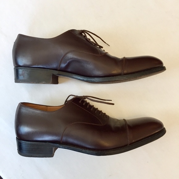 J.M. Weston Cap Toe Oxfords in Dark Brown Boxcalf - Picture 3 of 8